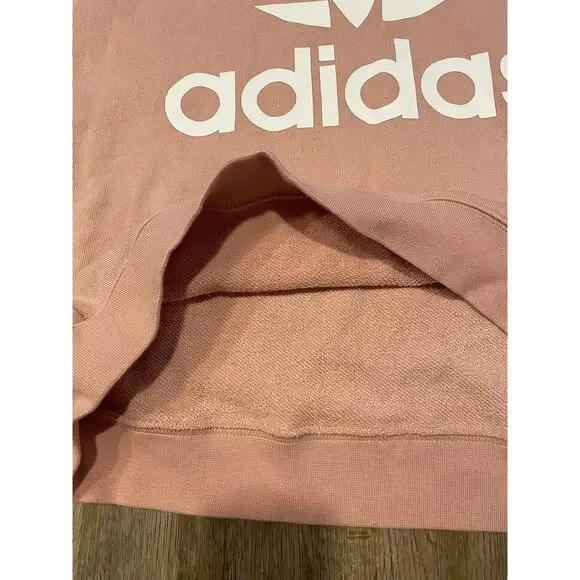 Adidas Womens Pink Oversized Sweatshirt Size Medium - Picture 4 of 9